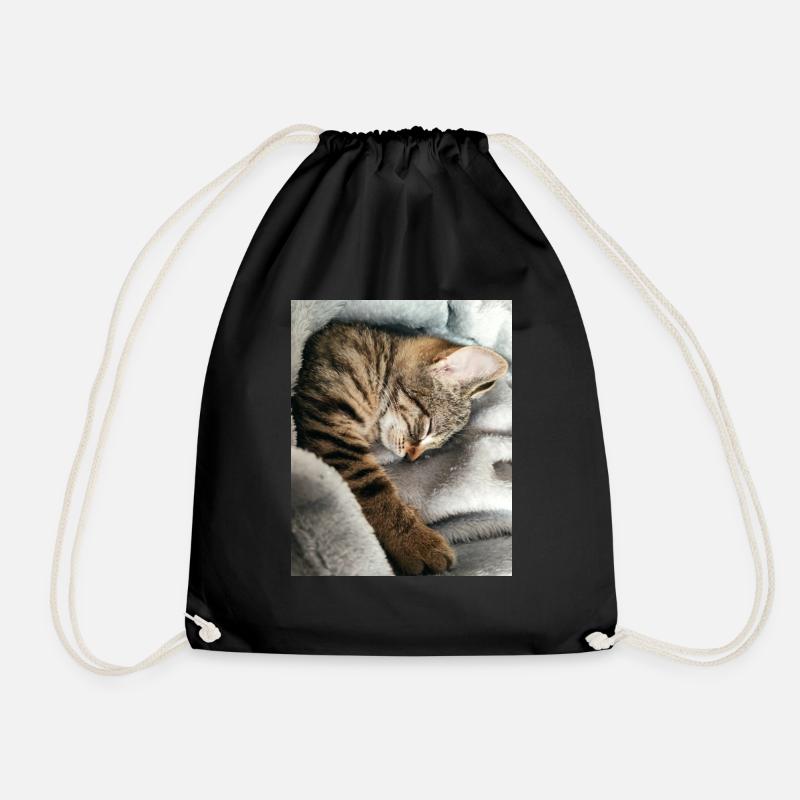 Katze - Turnbeutel - Schwarz
