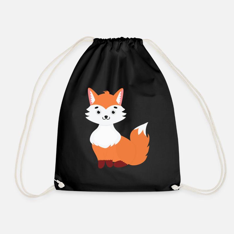 Fuchs - Turnbeutel - Schwarz
