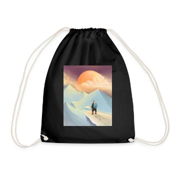 Thor se rend à Jotunheim - Sac de sport léger - noir - Devant