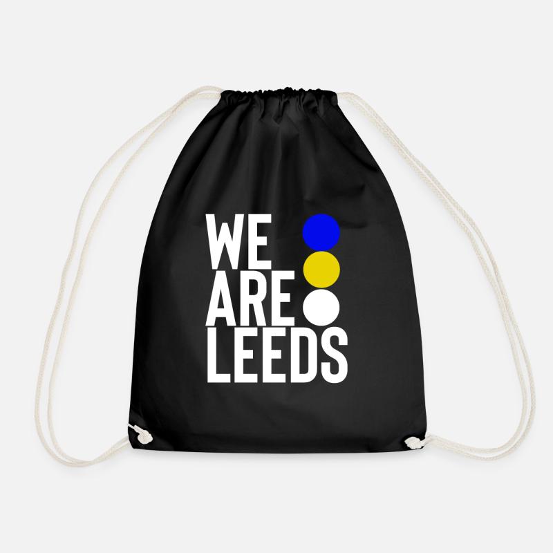 Leeds - Drawstring Bag - black