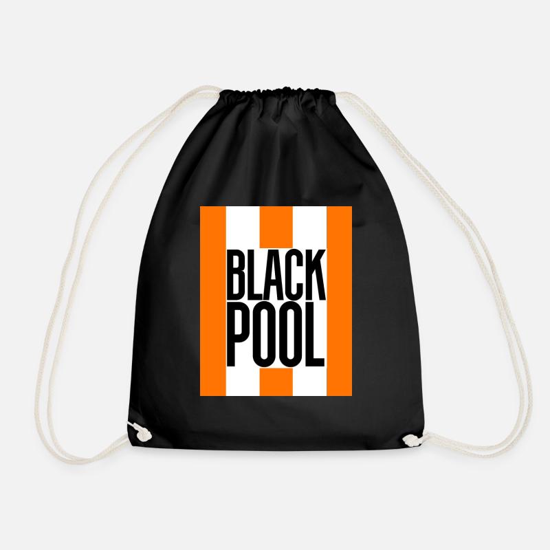 Blackpool - Drawstring Bag - black