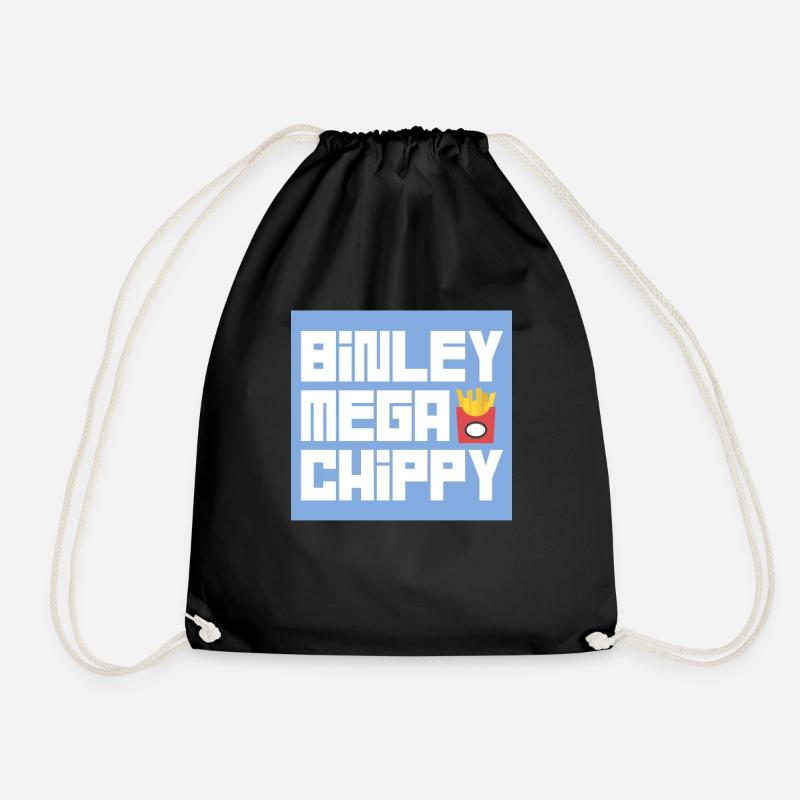 BINLEY mega chippy - Drawstring Bag - black