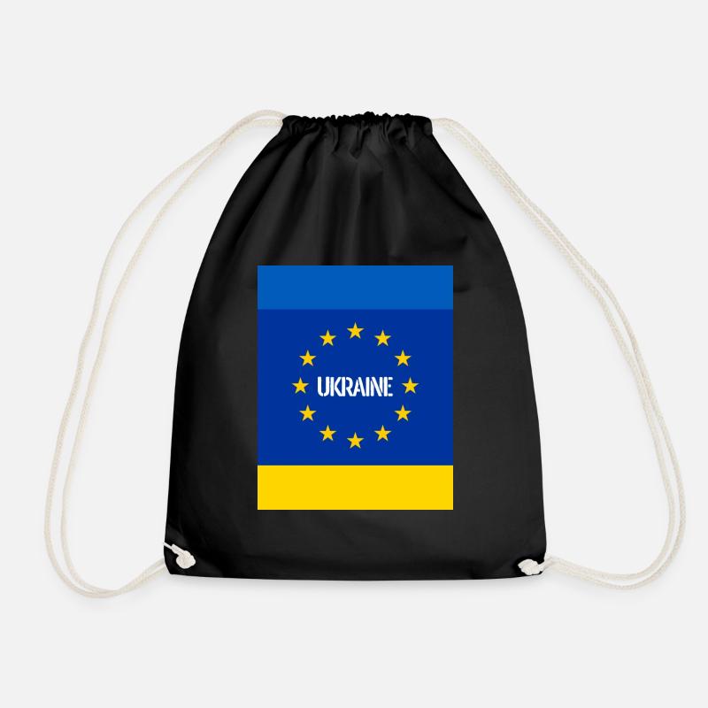 Ukraine - Drawstring Bag - black