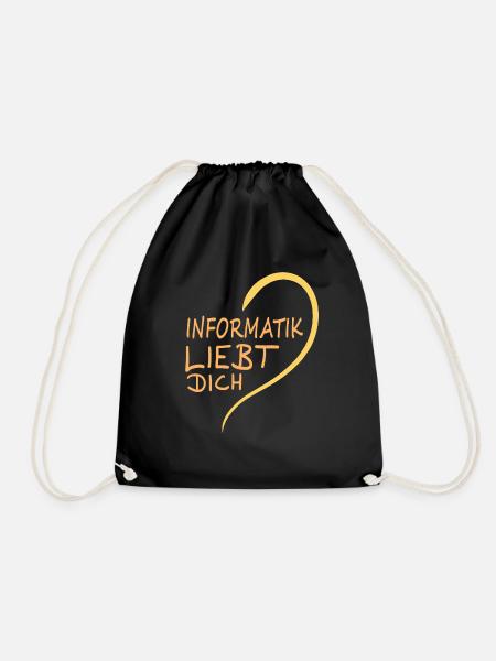 Informatik - Turnbeutel - Schwarz