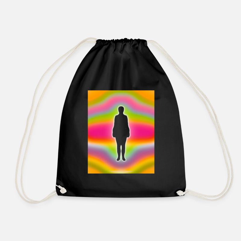 Mystic pride - Drawstring Bag - black