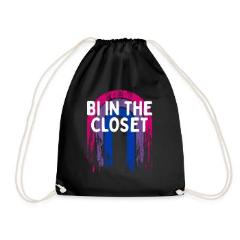 Bi dans le placard Bisexuel LGBTQ Bi Pride LGBT - Sac de sport léger - noir - Devant