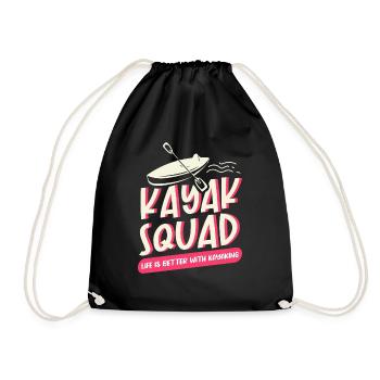Kayak Squad Canoë-kayak Sports nautiques - Sac de sport léger - noir - Devant