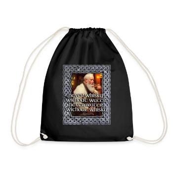 Ne jamais arroser sans whisky - Sac de sport léger - noir - Devant