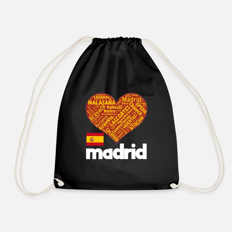 Madrid - Turnbeutel - Schwarz