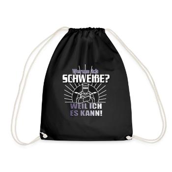 Pourquoi est-ce que je soude? Parce que je peux! Soudeurs - Sac de sport léger - noir - Devant