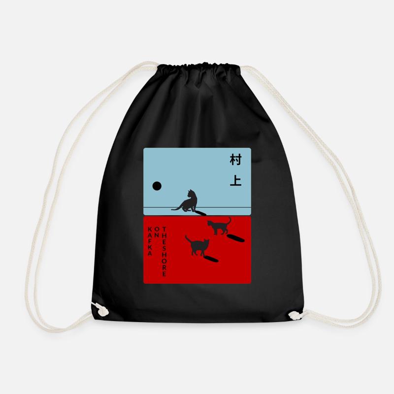 Kafka am Ufer - Turnbeutel - Schwarz