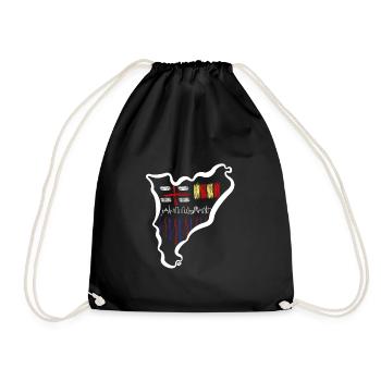 Catalonia coat of arms - Drawstring Bag - black - Front