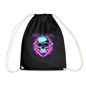 Metal Dad - Crâne - Sac de sport léger - noir - Devant
