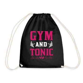 GYM et Tonique - Sac de sport léger - noir - Devant