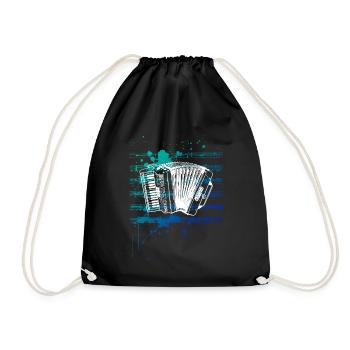 Accordéon - Sac de sport léger - noir - Devant