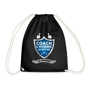 Coach Une Vraie Légende Cadeau Homme - Sac de sport léger - noir - Devant