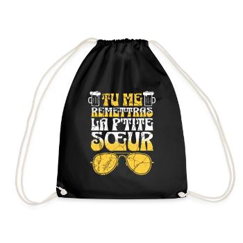 Dikkenek Réplique tu m'remettras la petite soeur - Sac de sport léger - noir - Devant