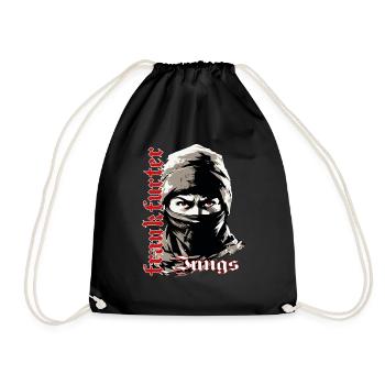 Frankfurter Design Frankfurter Ultras FFM Hessen - Drawstring Bag - black - Front