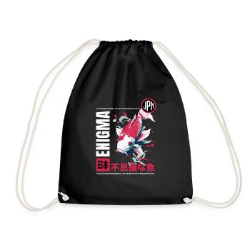 Enigma - The Magic of Koi - Turnbeutel - Schwarz - Vorne