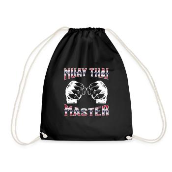 Muay Thai Boxing Muay Thai - Turnbeutel - Schwarz - Vorne