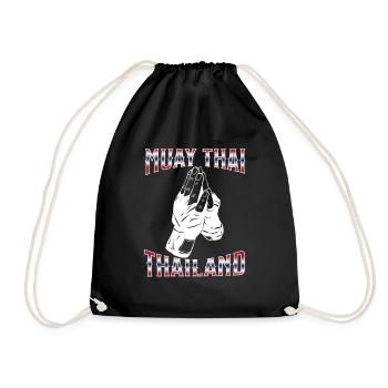Muay Thai Boxing Muay Thai - Turnbeutel - Schwarz - Vorne