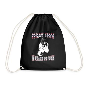 Muay Thai Boxing Muay Thai - Turnbeutel - Schwarz - Vorne