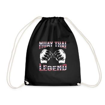 Muay Thai Boxe Muay Thai - Sac de sport léger - noir - Devant