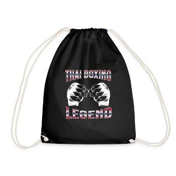 Muay Thai Boxing Muay Thai - Turnbeutel - Schwarz - Vorne