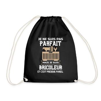 Bricoleur boîte à outils - Sac de sport léger - noir - Devant