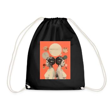 Gémeaux - Sac de sport léger - noir - Devant