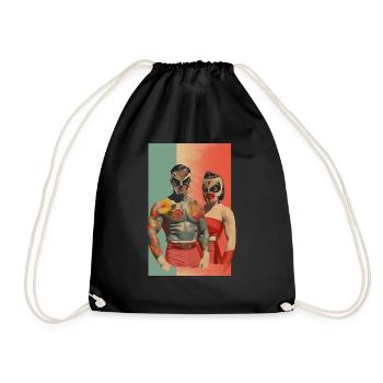 Sois ma Saint-Valentin de lutte - Sac de sport léger - noir - Devant