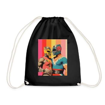 Be my Wrestling Valentine (schwule Version) - Turnbeutel - Schwarz - Vorne