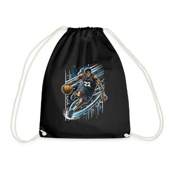 Basketteur - Sac de sport léger - noir - Devant