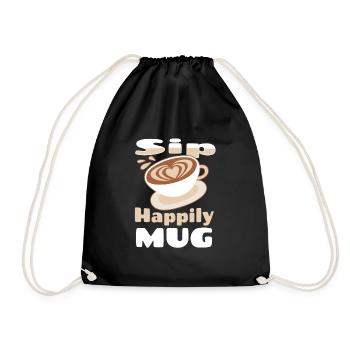 Coffee Caffeine Lover Mug Collection Espresso - Turnbeutel - Schwarz - Vorne