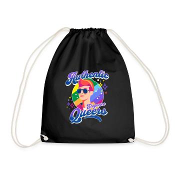 Inclusive Love Diverse Unconditional Lovers Queer - Drawstring Bag - black - Front