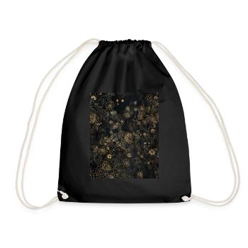 Midnight Mystique en noir et or - Sac de sport léger - noir - Devant