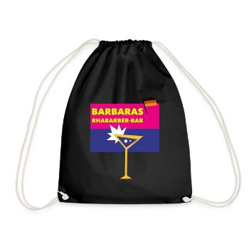 Bar à la rhubarbe de Barbara - Sac de sport léger - noir - Devant
