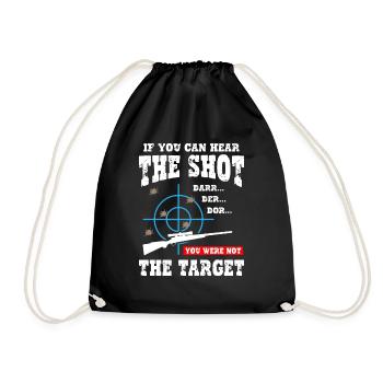 Vous n’étiez pas la cible - Sniper - Sac de sport léger - noir - Devant