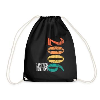Limited Edition 2006 18th Birthday Vintage - Drawstring Bag - black - Front