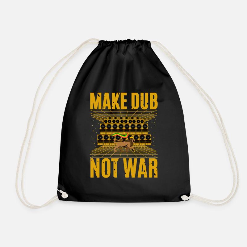 Faites du doublage pas la guerre - Sac de sport léger - noir