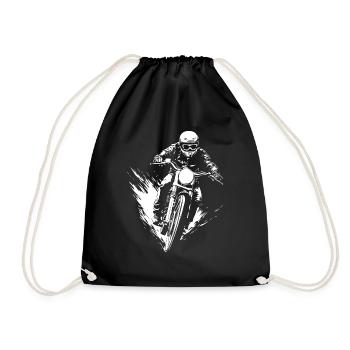 Motard Motard Motocross - Sac de sport léger - noir - Devant
