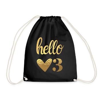 Hello 3 - Sac de sport léger - noir - Devant