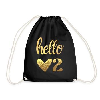 Hello 2 - Sac de sport léger - noir - Devant