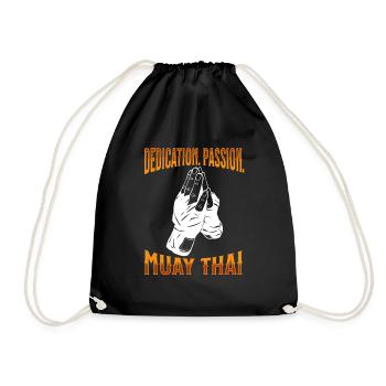 Muay Thai Boxe Muay Thai - Sac de sport léger - noir - Devant