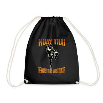 Muay Thai Boxe Muay Thai - Sac de sport léger - noir - Devant