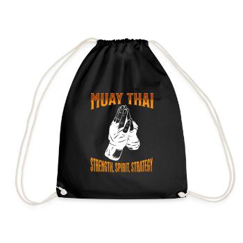 Muay Thai Boxe Muay Thai - Sac de sport léger - noir - Devant