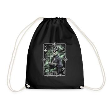 Eternal King of Clubs - Drawstring Bag - black - Front