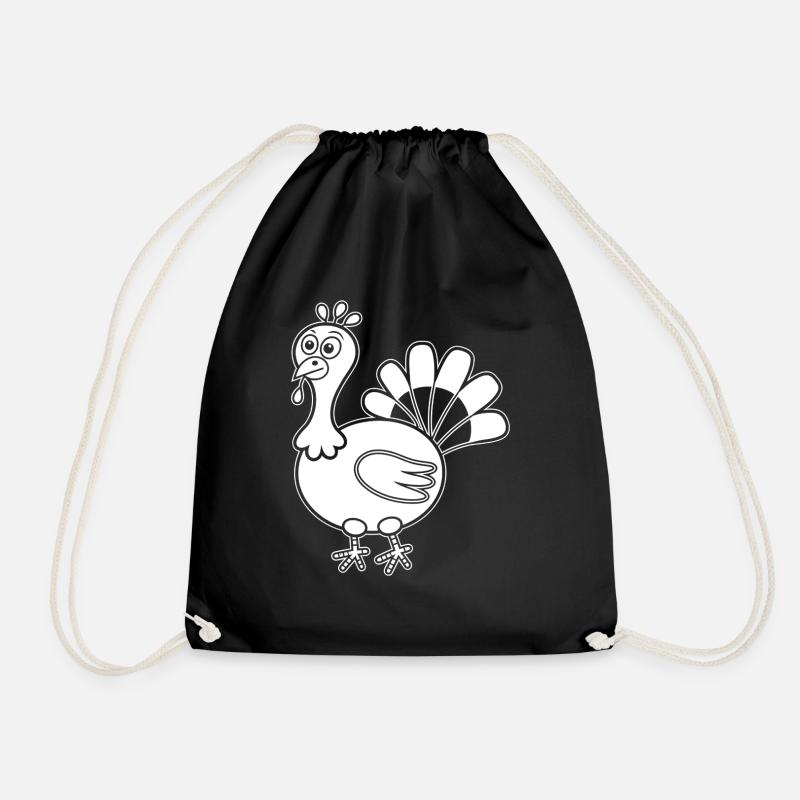 dinde - Sac de sport léger - noir