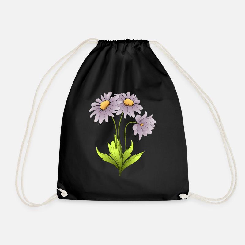 Fleur - Sac de sport léger - noir