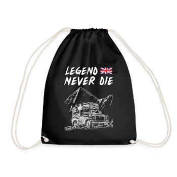 La légende de Landy ne meurt jamais - Sac de sport léger - noir - Devant